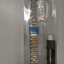 MioHHR Slim Metal Band Compatible with Apple Watch Band 42mm(Series 11 10) 41mm(Series 9 8 7) 40mm(Series 6 5 4 SE3/2/1) 38mm(Series 3 2 1),Stainless Steel iWatch Bands for Women,Silver/Gold