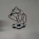 GE Traditional Rabbit Ears Indoor Black TV Antenna, 15 inch Extendable Dipoles and Circular Loop, Tabletop Antenna, Digital, HDTV Antenna, Smart TV Compatible, 4K 1080P VHF UHF, Compact Design, 33676 Rabbit Ear Antenna