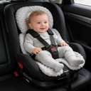 KAKIBLIN Infant Car Seat Insert, Carseat Head Insert & Body Support for Newborn, 2-in-1 Reversible Newborn Car Seat Cushion, Soft Stroller Insert for Car Seats, Bouncer, Strollers, Swing