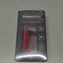 PowerBear Portable Radio | AM/FM, 2AA Battery Operated with Long Range Reception for Indoor, Outdoor & Emergency Use | Radio with Speaker & Headphone Jack (Red)
