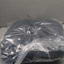 Sweet Home Collection Patio Cushions Outdoor Chair Pads Premium Comfortable Thick Fiber Fill Tufted 19" x 19" Seat Cover, 2 Count (Pack of 1), Charcoal