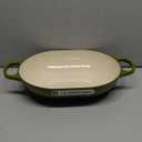 Le Creuset Enameled Cast Iron Signature Oval Casserole, 3.75 qt., Olive