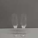 Krosno Crystal Champagne Flutes, Set of 6, 6.8 oz, Venezia Collection, Lead-Free Glass, Flutes for Prosecco, Sparkling Wine, Champagne and Mimosas, Dishwasher Safe, Made in Europe