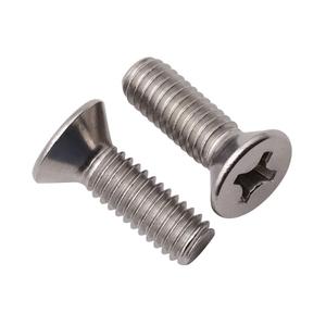 #10-24 x 1/ 2" (100 Pack) Phillips Flat Head Machine Screws, Stainless Steel 304 (18-8), UNC Coarse Thread, Countersunk Head Machine Screws, Phillips Drive #2
