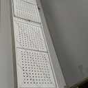 Foldable Metal Rack Storage Shelving Unit, Heavy Duty Carbon Steel, 5 Layers with Wheels, Rust - Pre Assembled, Stable Support, Ideal for Garage and Kitchen (5 Tier), White