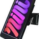 On Wall Mount Bracket Stand for iPad mini 7 A17 Pro 2024/ iPad mini 6 2021 8.3",with Anti Theft Security Lock & Key,Rotate Arbitrary Adjustment,Multi Angle,Metal,(Black)