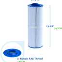 Malaka Spa Replacement Filter FD2007 Compatible with PWW50L 4CH-949 FC-0172, Hot Tub Replacement Filter Cartridge, 2-Pack