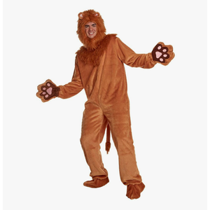 Morph Lion Costume Adult, Adult Lion Costume, Animal Costumes For Men, Safari Animal Halloween Outfit for Men, L