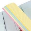 2 x (5 Pack) A5 Filler Paper, 3 Hole Notebook Refills Paper for 3 Ring Refillable Binder, 110 Gsm 5-Color Loose Leaf Planner Refill Paper, 500 Sheets/1000 Pages, 5.7x8.3 Inch