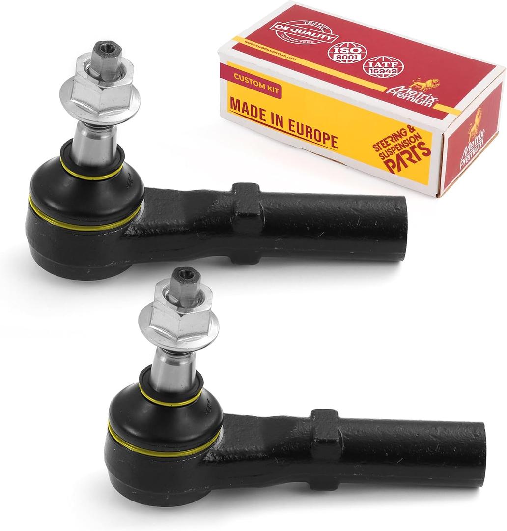 Metrix Premium Chassis Parts - 2 PC Front Outer Tie Rod End Kit Fits 11 Ram Dakota, 08-10 Dodge Challenger, 07-10 Charger RWD, 06 Charger, 11-12 Dakota Mexico, Replacement ES3571, Made in Europe
