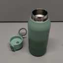 Momcozy Portable Milk Warmer for Travel  Dual Heating Modes for Breast Milk & Water, Portable Bottle Warmer with Fast Heating & Long Battery Life, 17 Ounces Large Capacity to Meet Your All-Day Needs (Gradual Change of Green)