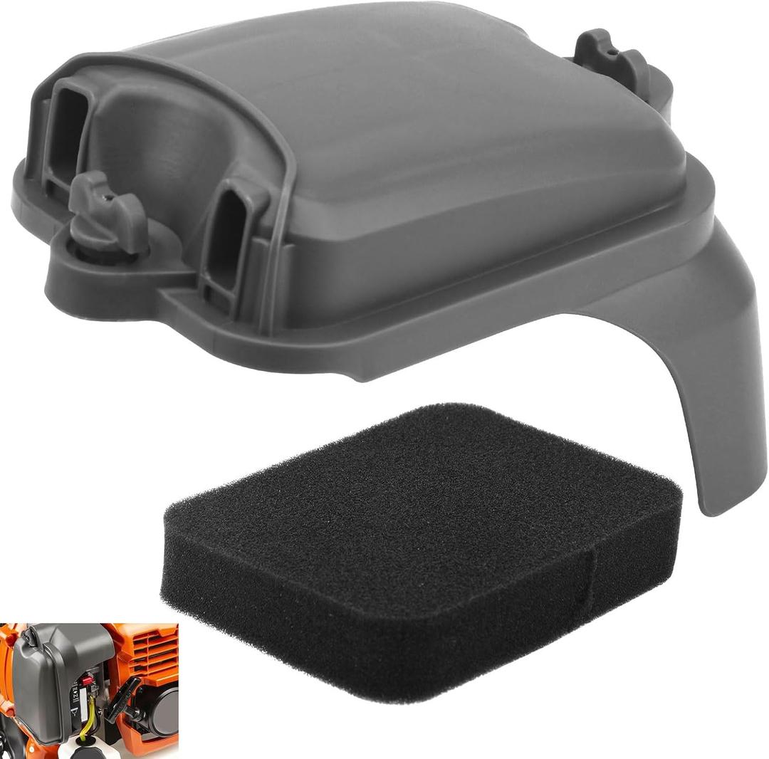 502844201 Filter Cover & 502844401 Air Filter Kit Compatible with Husqvarna 150BF 150BT 350BF 350BT and for Red-Max EBZ Series Blower