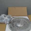 Dixun Dimmable LED Chandeliers Modern Ceiling Light Fixture 3 Rings Adjustable Stainless Steel Pendant Light Chandelier for Bedrooms Living Room