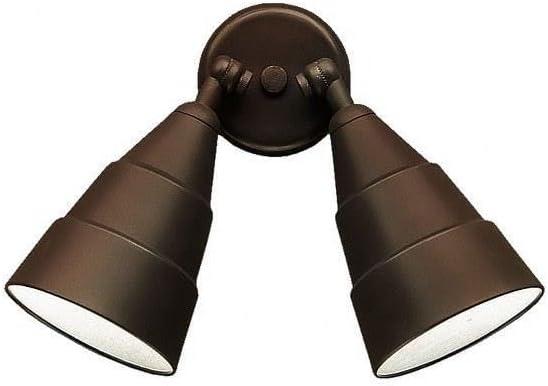 Kichler Lighting 6052AZ Cans and Bullets - 2 Light Wall Mount - with Utilitarian Inspirations - 11.25 inches Tall by 6 inches Wide, Finish Color: Architectural Bronze