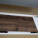 BON AUGURE Rustic Short Bookshelf, 3 Shelf Bookcase, Small Wood Low Book Cases/Shelves, Farmhouse Storage Tier Book Shelves for Home Office, Living Room, Small Space (Rustic Oak)