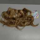 REECHO Invisible Wire Hair Extensions with Thinner Softer Lace Weft (Medium Blonde with Blonde Highlights, 12 Inch (Pack of 1))