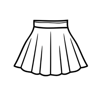 HYBRID Sleek and Comfortable Black Skirt.Designed in a Classic Silhouette Women's Black Skirt – Size 2X