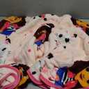 Gabby's Dollhouse Kids Bedding Super Soft Micro Raschel Throw, 46 in x 60 in, (Official DreamWorks Product) by Franco