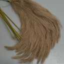 38" 10 Stems Faux Pampas Grass Decor - Tall Pampas Grass for Floor Vase Fluffy Artificial Pampas Grass for Boho Home Wedding Mothers Day DecorationBrown