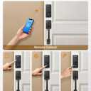 Philips Wi-Fi Smart Lock with Handle, Keyless Entry Keypad Door Lock with Handle, Front Door Deadbolt Set with WiFi Gateway, App Control, Fingerprint Unlock, PIN Code Unlock, Auto Locking