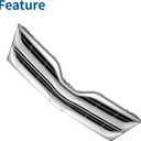 X AUTOHAUX No.531120T021 Front Upper Hood Bumper Grille Grill for Toyota Venza 2013-2015 LE Front Upper Bumper Kidney Grille Grill Chrome Silver Tone