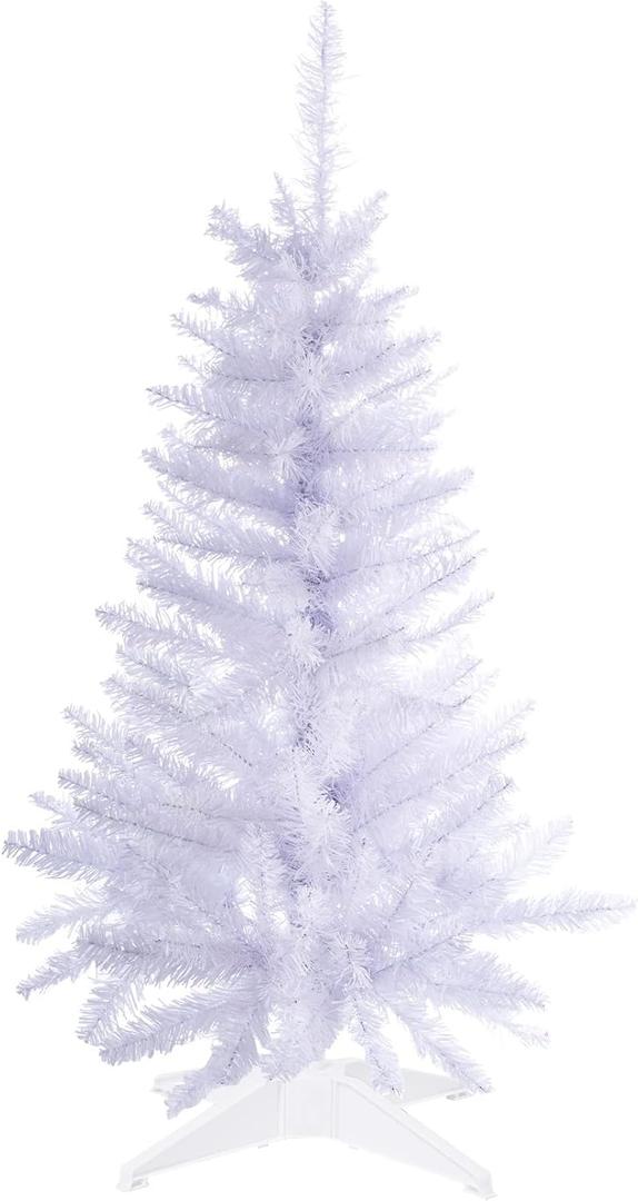 Small Christmas Tree 4FT Artificial Mini Xmas Tree for Holiday House Decor, White