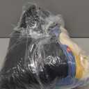 4 Pack Men's Mock Turtleneck Shirts, Long Sleeves Thermal Pullover Sweater Casual Undershirt Loose Fit Tops (Large, Black, Yellow, Apricot, Haze Blue)