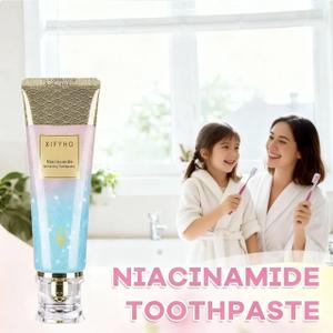 Niacinamide Whitening Toothpaste, 2.5% Niacinamide Powerful Whitening Toothpaste, Natural Gentle Care, Deeply Removes Stains, Fresh Mint Flavor, Improves Gum Health, Freshens Breath (1 Pack)