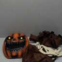 Spooktacular Creations Scary Scarecrow Costume for Kids, Halloween Costume for Boys w/Pumpkin Head, Pumpkin Outfit for Boys (Medium(8-10 yr))