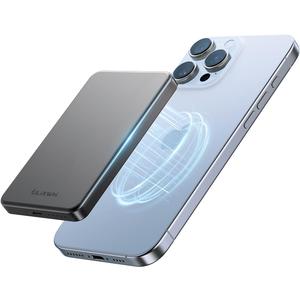 10,000mAh MagSafe Power Bank Ultra Slim, Magnetic Wireless Charger with USB-C Cable, Fast Charging Portable Battery for iPhone 16/15/14/13/12 Series, All-Metal Design