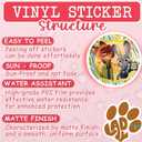 2 x Zoot 2 Adventure Stickers, Jud and Nic Waterproof Vinyl Stickers for Kids & Adults, Cute Cartoon Animal Decals for Water Bottles, Skateboards, Phones, Laptops, Luggage & More (110Pcs)