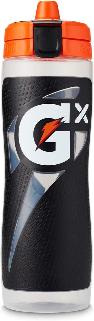 Gatorade Gx Bottle, Black, 30oz, Pack of 6