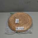 ChargeIt by Jay Ch, Charge it by Jay Harvest Round Rattan Charger Plate - Set of 4, brown