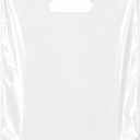100 Count White Merchandise Bags 18" x 15"