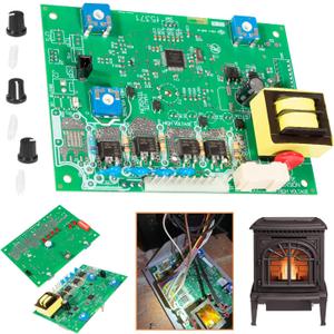 1-00-05886 Control Circuit Board Parts Fit For Harman Pellet Stove Accentra 52i, Accentra, Advance, Advance-2, P35i, P43, P61A, P68, XXV, Replacement For 3-20-04220, 3-20-05886, 3-20-05374