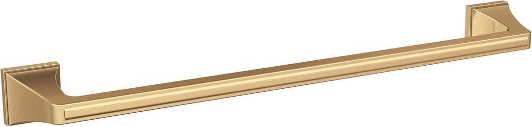 Amerock BH36023CZ | Champagne Bronze Towel Bar | 18 in (457 mm) Towel Rack | Mulholland | Bathroom Towel Holder | Bathroom Hardware | Bath Accessories (18 in. Towel Bar)