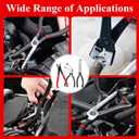 3 Packs Electrical Disconnect Pliers Automotive Electrical Connector Pliers & Fuel Line Clip Remover Tools Automotive Electrical Plug Connector Disconnect Tool/Fuel Injectors (2 Straight + 60 Dgree)