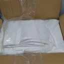 10 Pack White Round Tablecloths, 120 Inch Stain Resistant and Wrinkle Polyester Fabric Washable Table Clothes Cover for Kitchen Dining, Wedding, Reception Banquet, Birthday Party, Buffet Restaurant