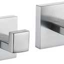TQKAG Bathroom Towel Hook Coat Brushed Robe Clothes Bath Wall Hooks for Kitchen Garage,Stainless Steel Wall Mounted