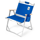 Lightweight Camping Chairs | Portable Folding Chair | Beach Chair | Stylish Design with Wood Handles | Heavy Duty 330 lbs | Ultralight 5 lbs | Beach, Picnic, Concerts, BBQ