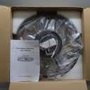 LEDIARY 20" Modern Ceiling Fans with Lights and Remote, Dimmable Low Profile Ceiling Fan, Flush Mount Ceiling Fan, Stepless Color Temperature Change and 6 Speeds - BrownAmazon's Choice