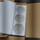 VINLUZ 6 Light Contemporary Chandelier Brushed Nickel Modern Pendant Lighting Cylinder Clear Glass Shaded Classic Ceiling Light Fixtures for Living Room Dining Room Kitchen