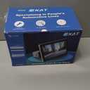 10.1 inch Single Din Car Stereo with CarPlay and Android Auto, 10 inch Touch Screen Radio with Mirror Link/1080P/EQ Audio/SWC/Bluetooth +Backup Camera+MIC