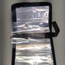 4-Pocket Card Binder, 400 Pockets Trading Card Holder with 50 Removable Sleeves, Large Capacity Waterproof Zipper Album for Collectors, Portable Storage for Game/Sports/Credit Cards-Black Blue