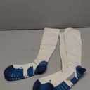 +MD Cotton Compression Socks for Women and Men 4/6 Pairs 15-20 mmHg Knee High Socks for Sports Travel Nurse Edema, Pack 2, Size 10-13