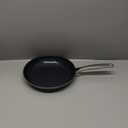 Blue Diamond Cookware 10" Frying Pan Skillet, Diamond Infused Healthy Ceramic Nonstick, PFAS and PFOA-Free, Dishwasher and Oven Safe, Even Heating, Metal Utensil Safe, Warp Control Base, Blue