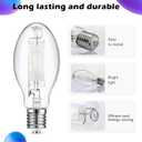 Rossesay 1 Pc 175 Watt Lighting Metal Halide Lamp MH400/U/MOG 36000 Lumen 4000K Outdoor Light Bulb 12, 000 Hour Span Life Mogul Base (E39) ED28 High Intensity Discharge Metal Halide Bulb