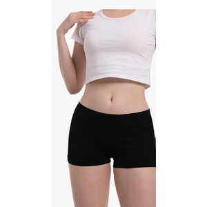 Seamless Boyshort Underwear For Women Nylon Spandex Boyshorts Panties Soft Stretch Boy Shorts Underwear MultiPack, Size L 4Pack