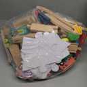 Tiny Land 110PCS Wooden Train Set  Toy Train with Tracks for Kids Ages 3-7, Compatible with Major Brands, Ideal Railway Playset for Boys and Girls, Great Birthday