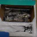 Fingerprint Door Lock Biometric Door Knob with Keypad Keyless Entry, 5-in-1 Door Locks for Bedrooms(Fingerprint/App/Code/Key/IC Card), Home Hotel Office Apartment